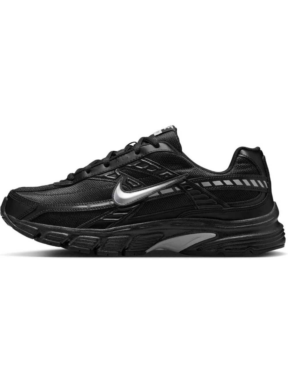 Mens Black Silver Black Nike Initiator Shoes Comfortable Soft Fashion Sneakers